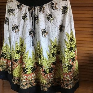 Jackpot cotton skirt one size fits most